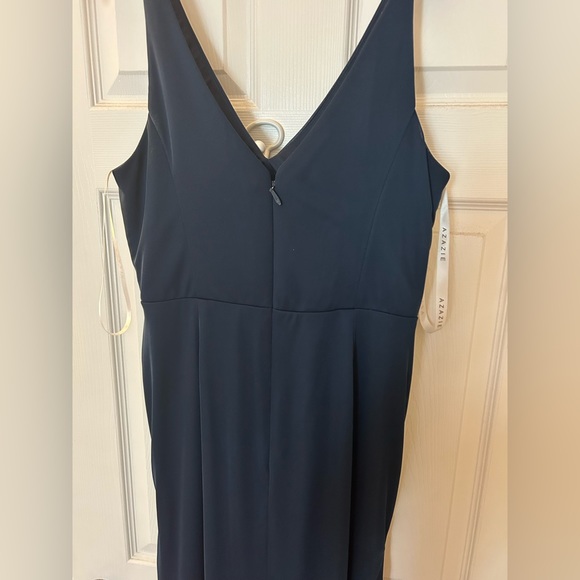 Azazie bridesmaid dress- dark navy color - Picture 7 of 13